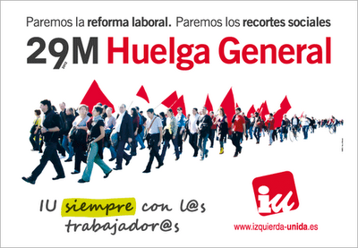a la huelga compa�eros
